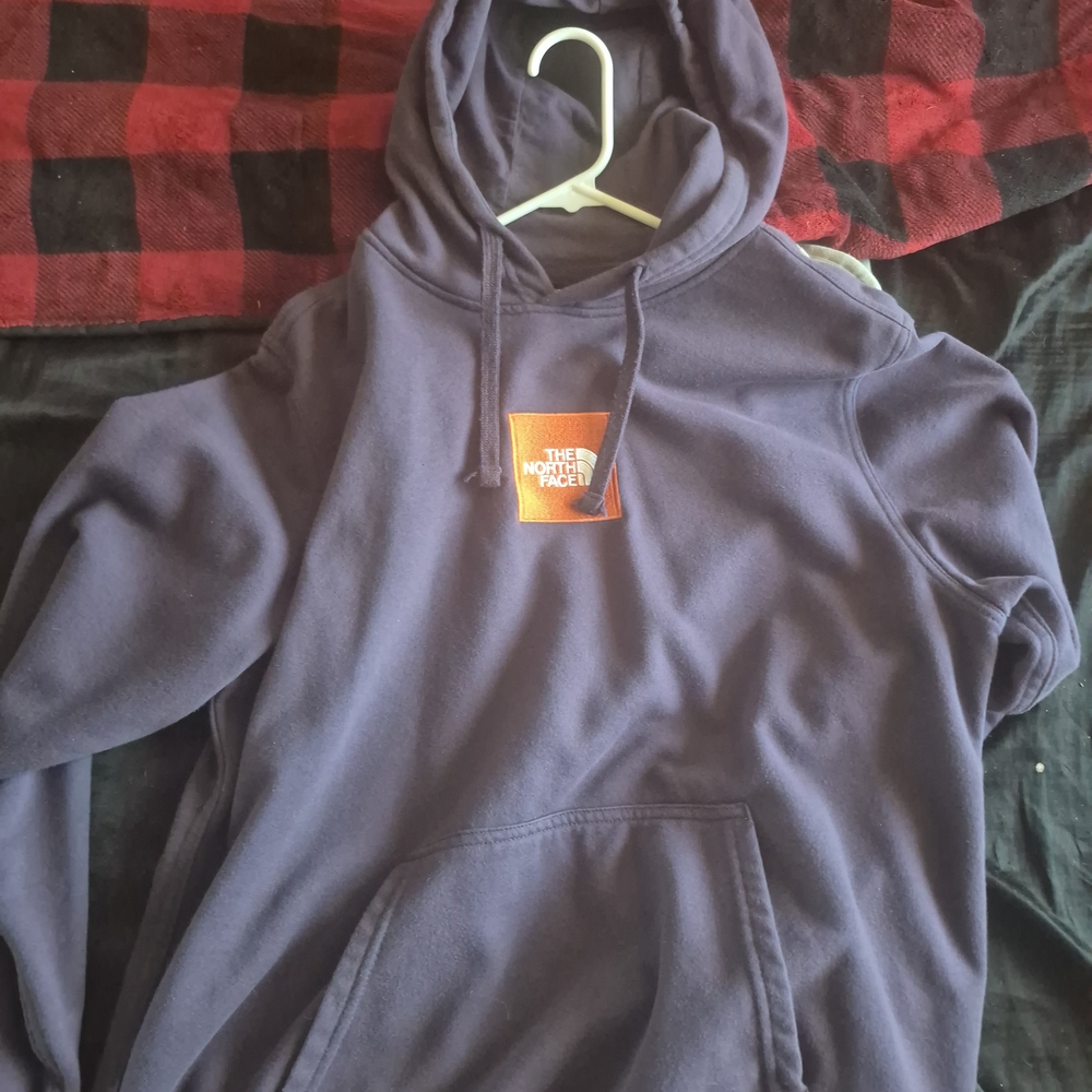 The North Face Blue Sweatshirt Hoodie Casual Wear
